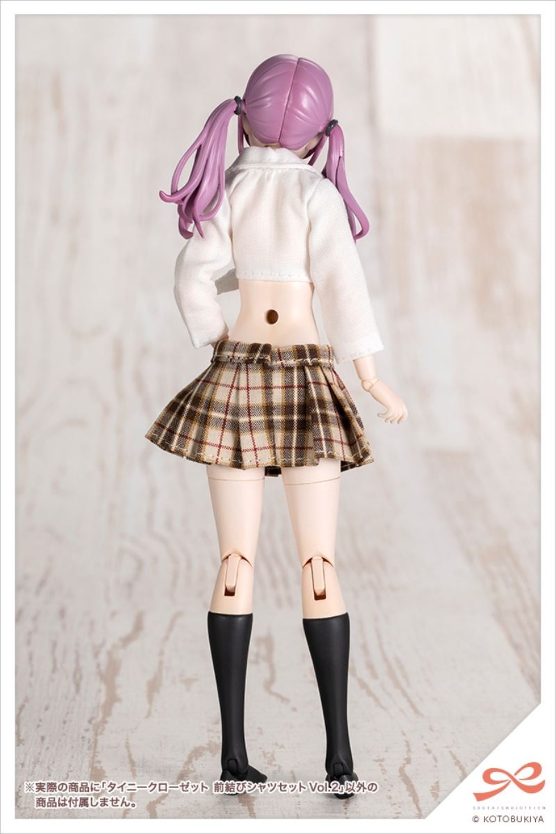 Tiny Closet Front-Tie Shirt Set Vol.2 [Beige]/[Dark Green]/[Camouflage]