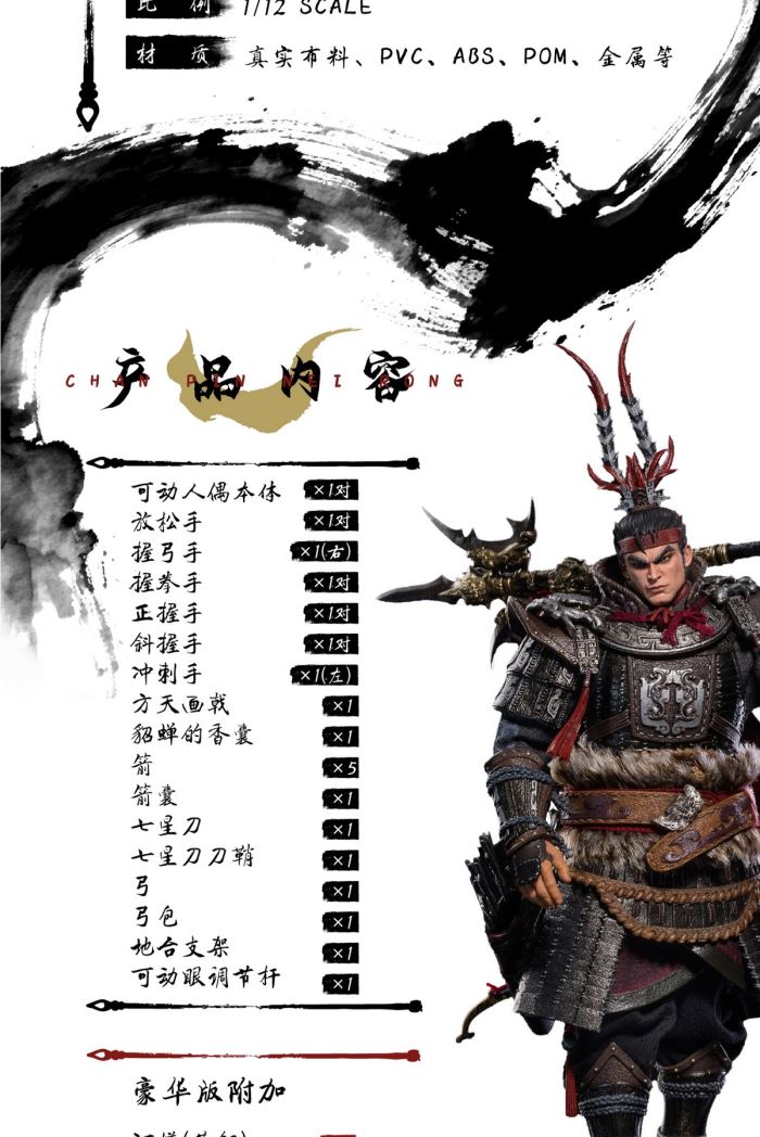 Hero's Tale - Nine Plains Fierce Tiger - Lu Bu (Fengxian) 1/12