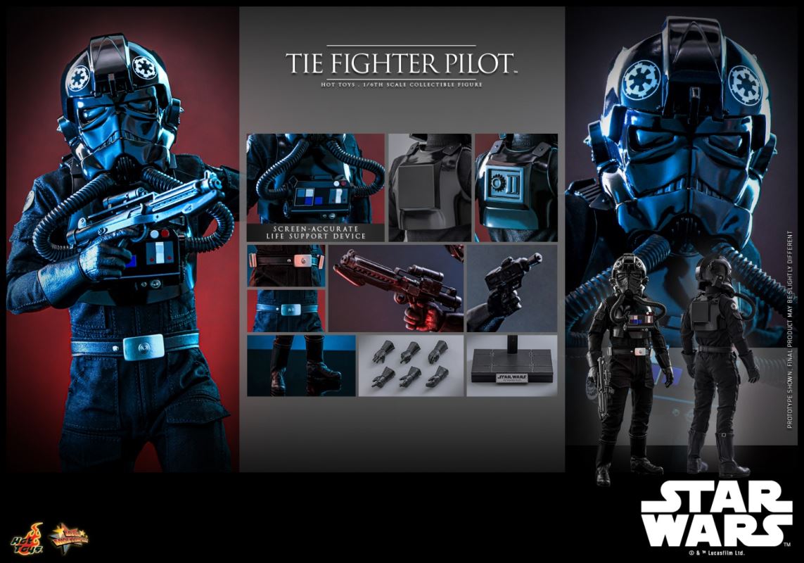 Imperial TIE Fighter Pilot - Star Wars 4: A New Hope 1/6
