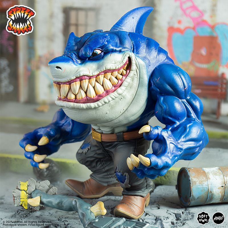 STREET SHARKS - Ripster Soft Vinyl Figure