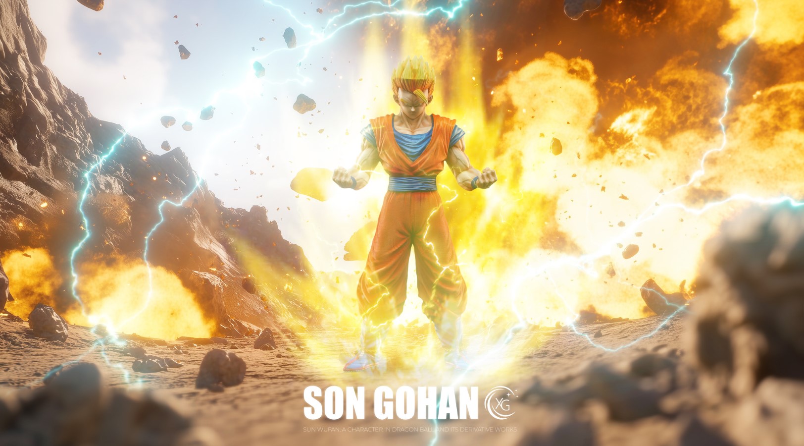 Super Saiyan 2 Gohan - Dragon Ball