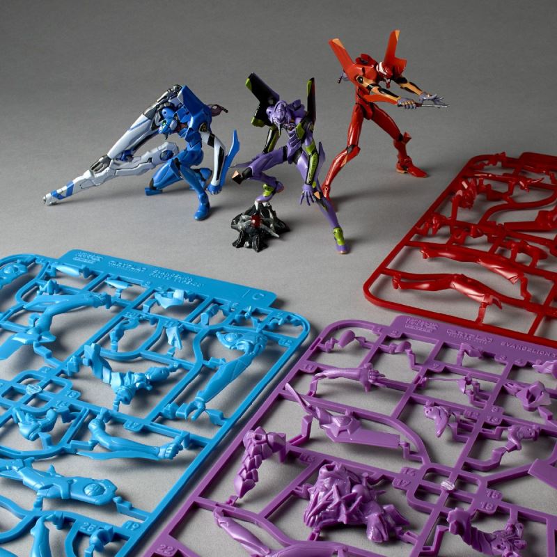ARTPLA SCULPTURE WORKS Evangelion Unit-01, Unit-02, Unit-00 Intercept Tokyo-3