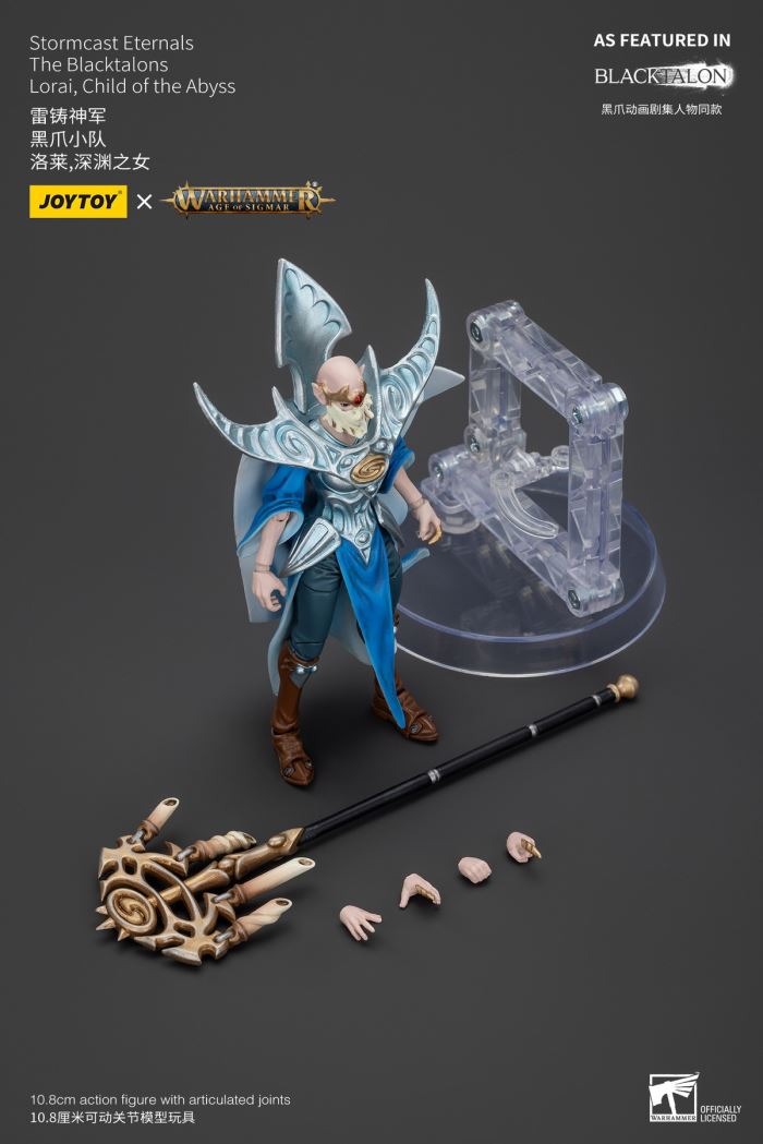 Stormcast Eternals - Black Claw Squad - Silver Wolf/Bull Hammer/Daughter of the Abyss/Black Claw/Gold Blade 1/18