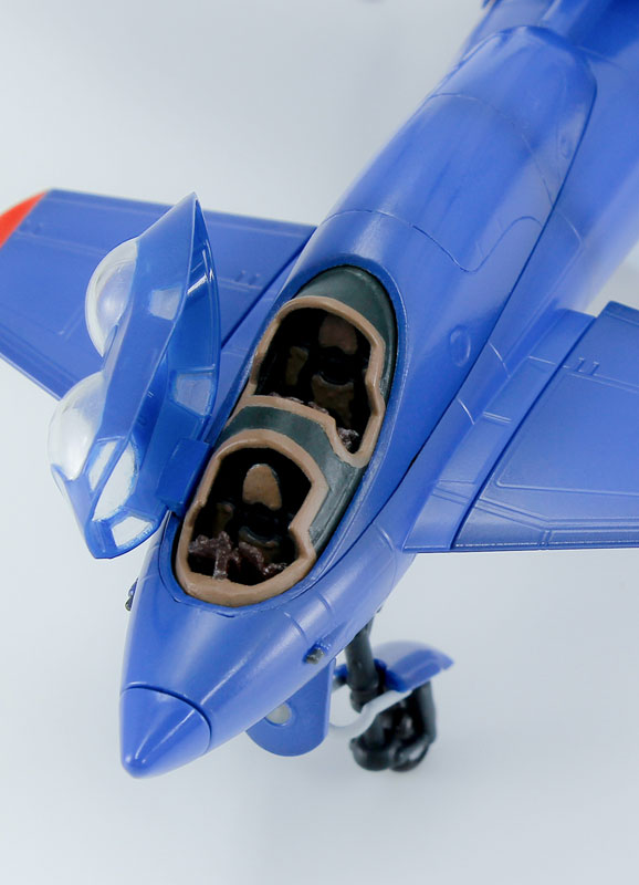 Honneamise Oukoku Air Force Fighter Schira-DOW 3rd (Two-seater) Plastic Model from Royal Space Force: The Wings of Honneamise 1/72