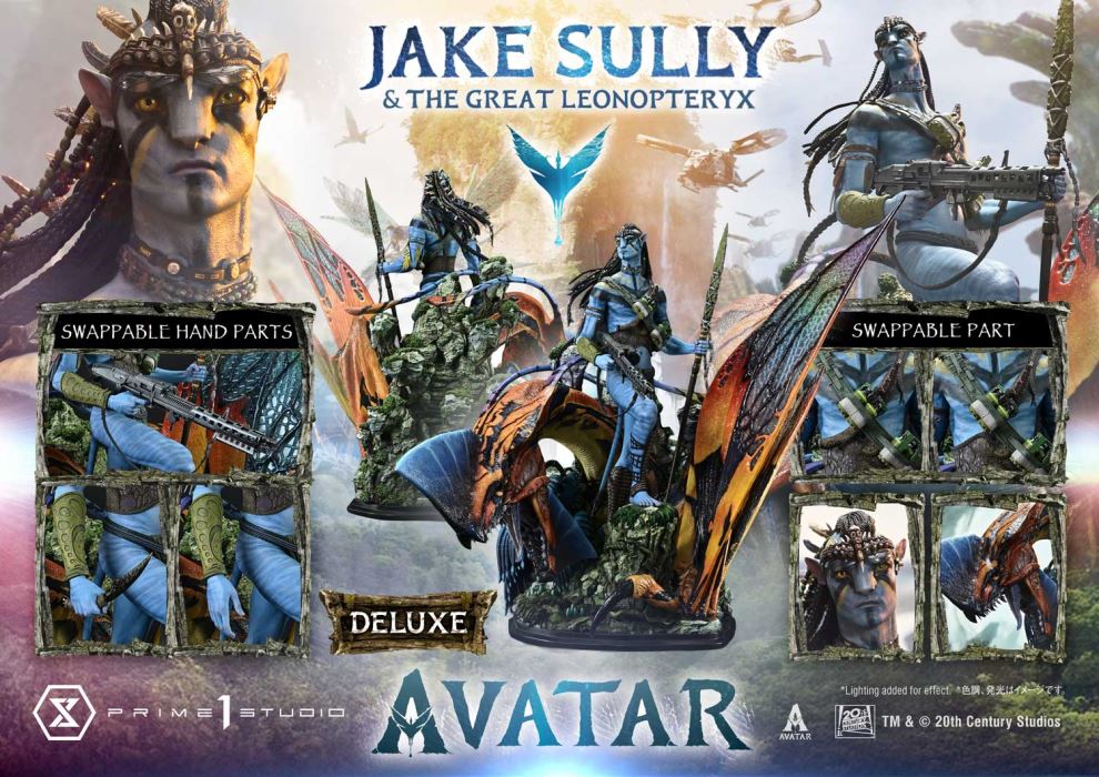 Avatar Jake Sully & The Great Leonopteryx Avatar Legacy Collection DX Version