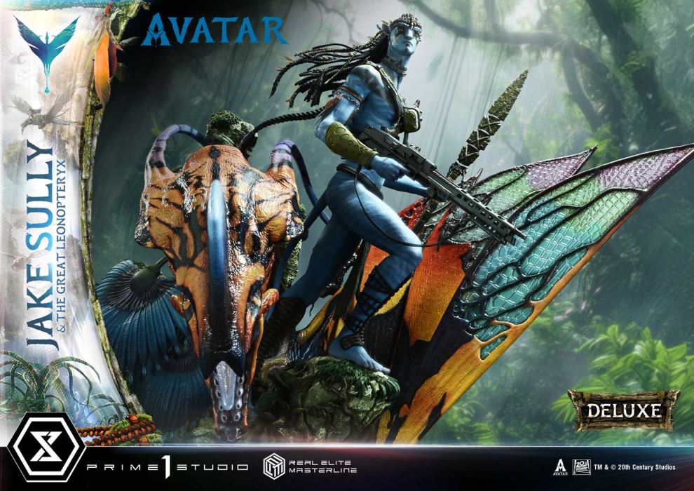 Avatar Jake Sully & The Great Leonopteryx Avatar Legacy Collection DX Version
