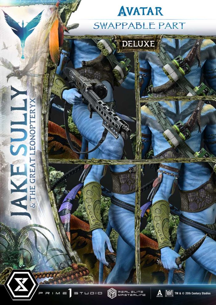 Avatar Jake Sully & The Great Leonopteryx Avatar Legacy Collection DX Version