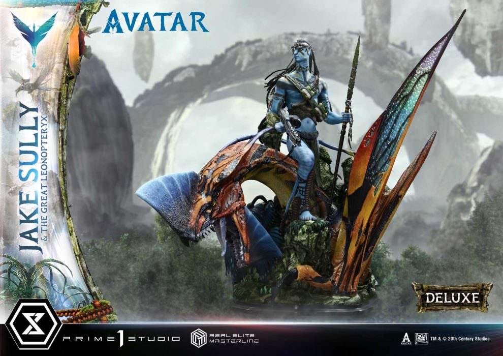 Avatar Jake Sully & The Great Leonopteryx Avatar Legacy Collection DX Version