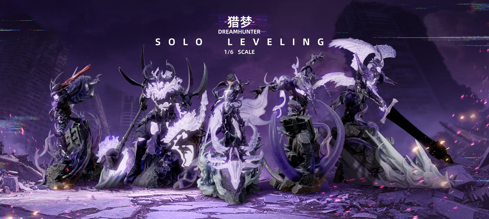 Sung Jin-Woo & Bellion & Igris & Beru & Iron - Solo Leveling