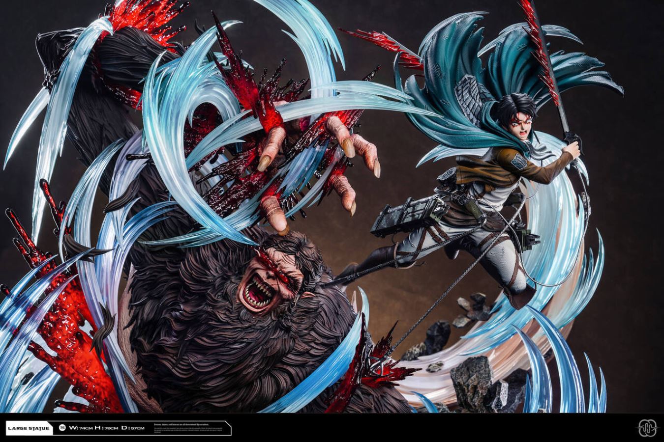 Levi vs Zeke - Attack On Titan