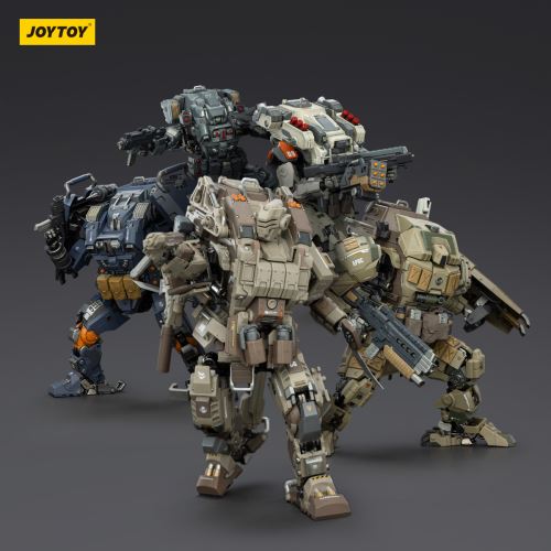 Apocalypse Series Mechs - Phantom/Iron Curtain/Sky Raid/Storm Dawn/Rock White Blade 1/25