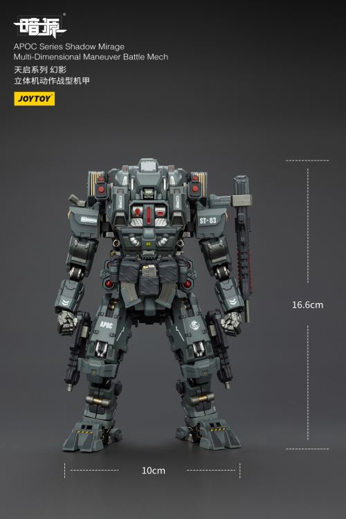 Apocalypse Series Mechs - Phantom/Iron Curtain/Sky Raid/Storm Dawn/Rock White Blade 1/25