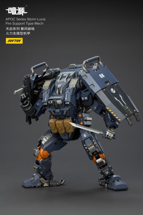 Apocalypse Series Mechs - Phantom/Iron Curtain/Sky Raid/Storm Dawn/Rock White Blade 1/25