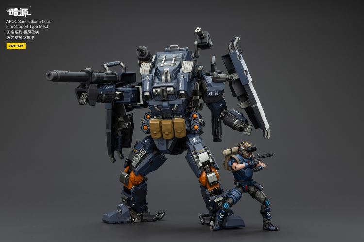 Apocalypse Series Mechs - Phantom/Iron Curtain/Sky Raid/Storm Dawn/Rock White Blade 1/25