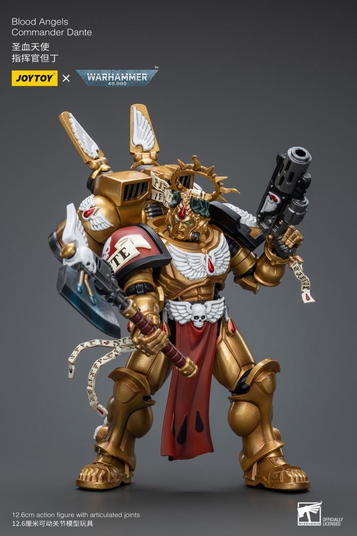 Black Templar Emperor Warrior Bayard's Revenge / Blood Angel Commander Dante 1/18