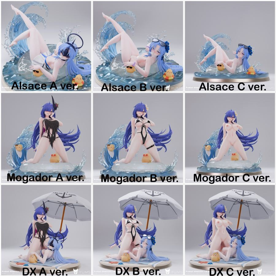 Mogador and Alsace - Azur Lane
