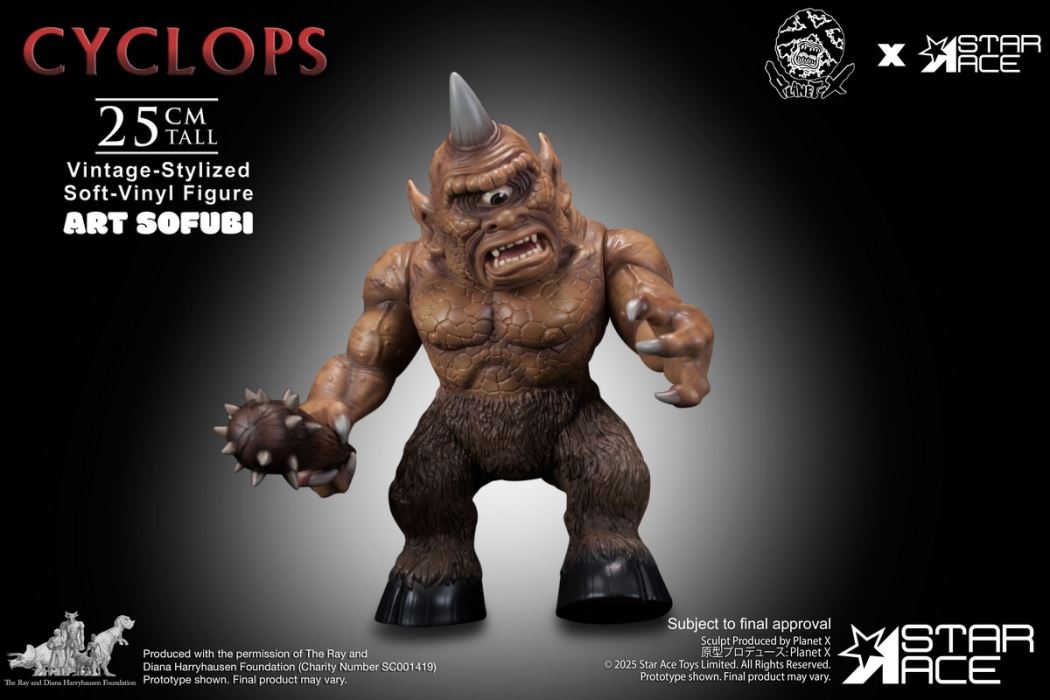 Ray Harryhausen Series - One-Eyed Beast (Vintage Vinyl Action Figure Version)