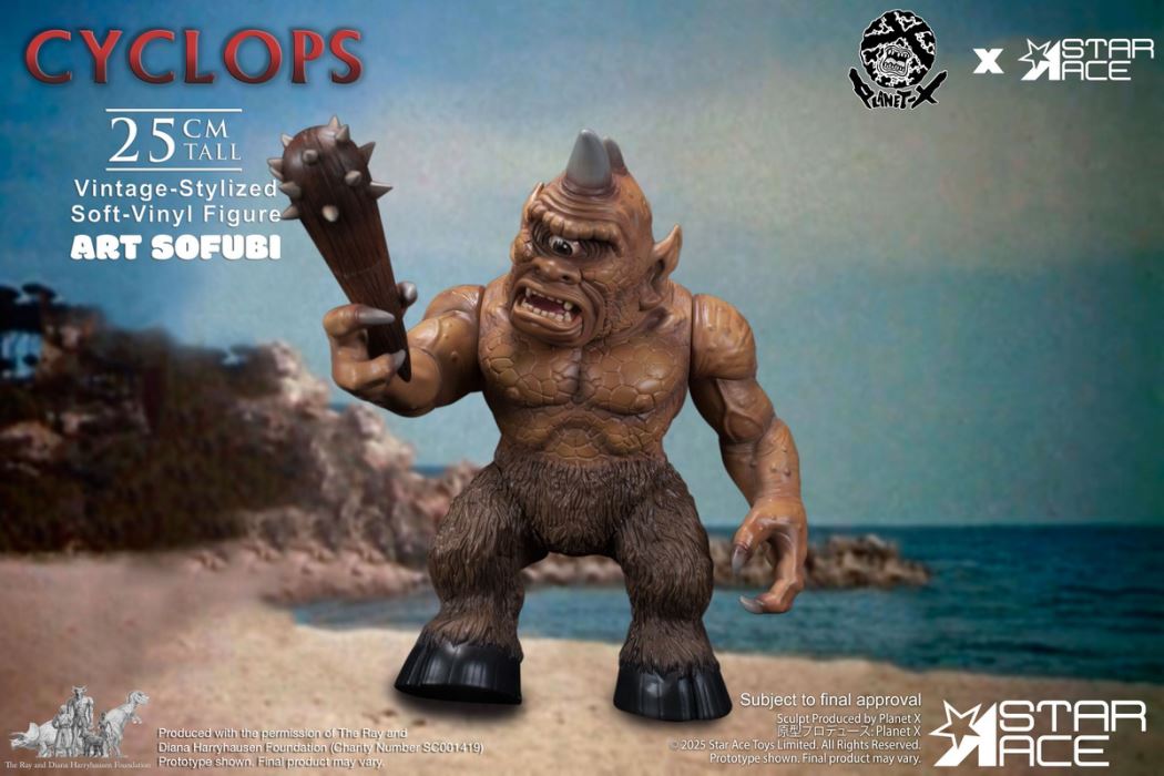 Ray Harryhausen Series - One-Eyed Beast (Vintage Vinyl Action Figure Version)