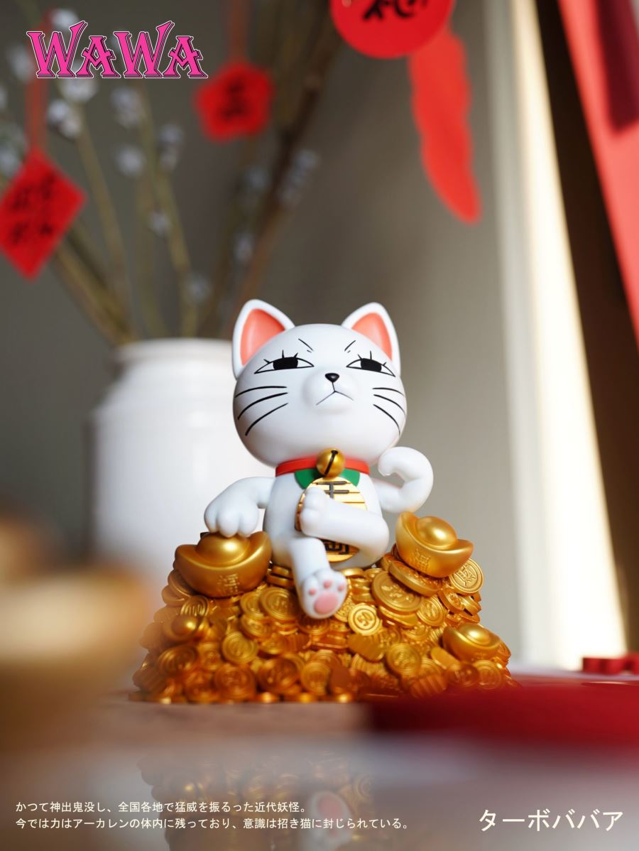 Throne Turbo Granny Fortune Cat Gold Coin - Dandadan