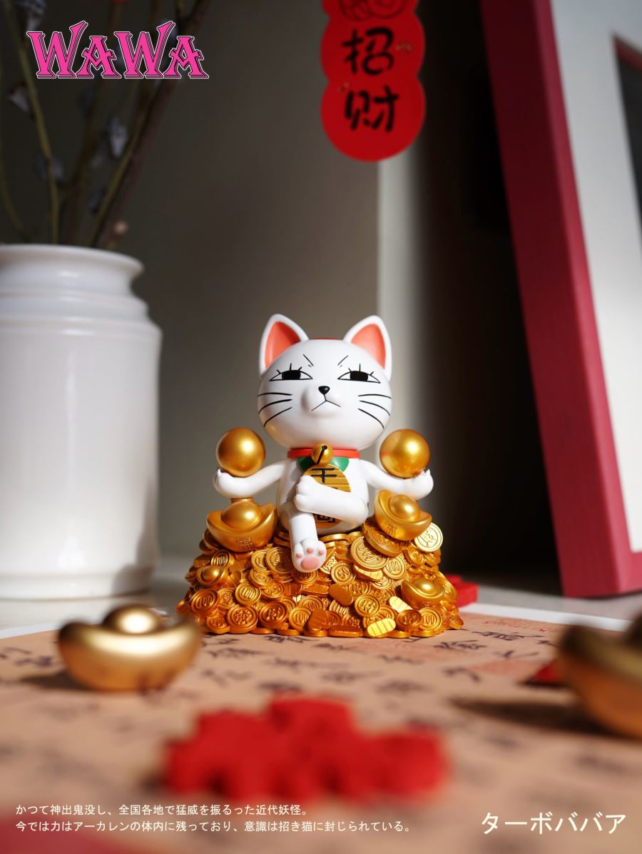 Throne Turbo Granny Fortune Cat Gold Coin - Dandadan