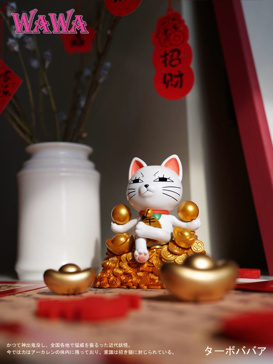 Throne Turbo Granny Fortune Cat Gold Coin - Dandadan