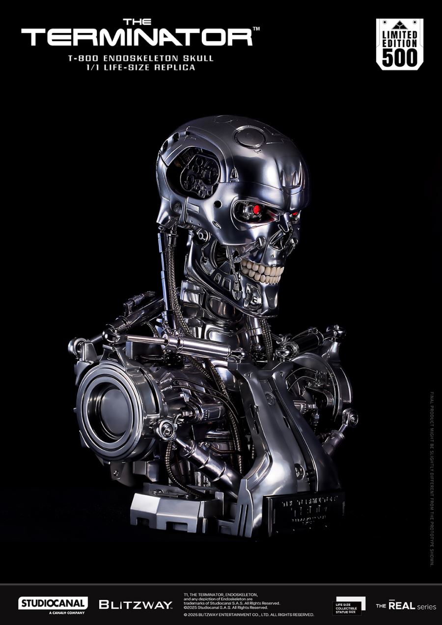 T-800 Endoskeleton Life-size Bust Replica 1/1