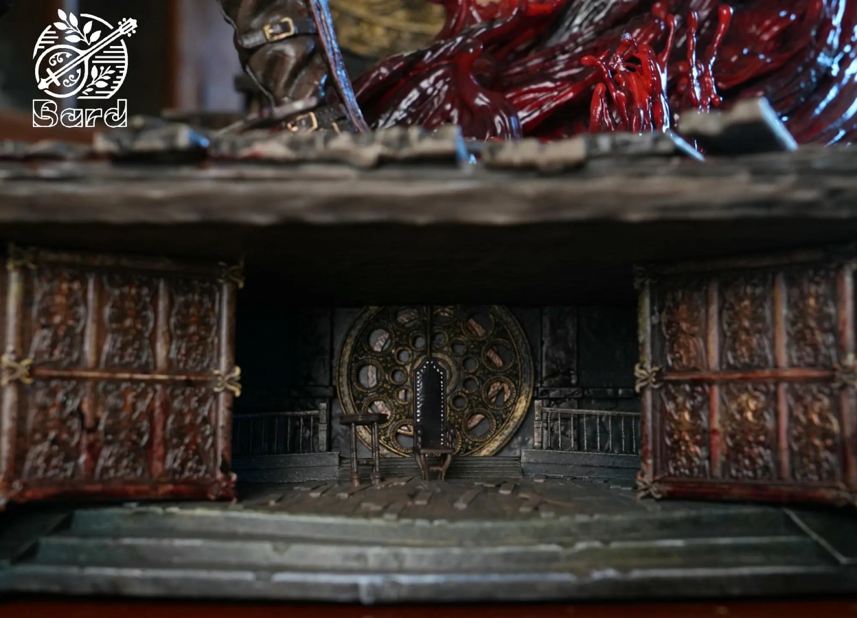 Bloodborne Fight in the Astral Clock Tower Lady Maria vs. Hunter