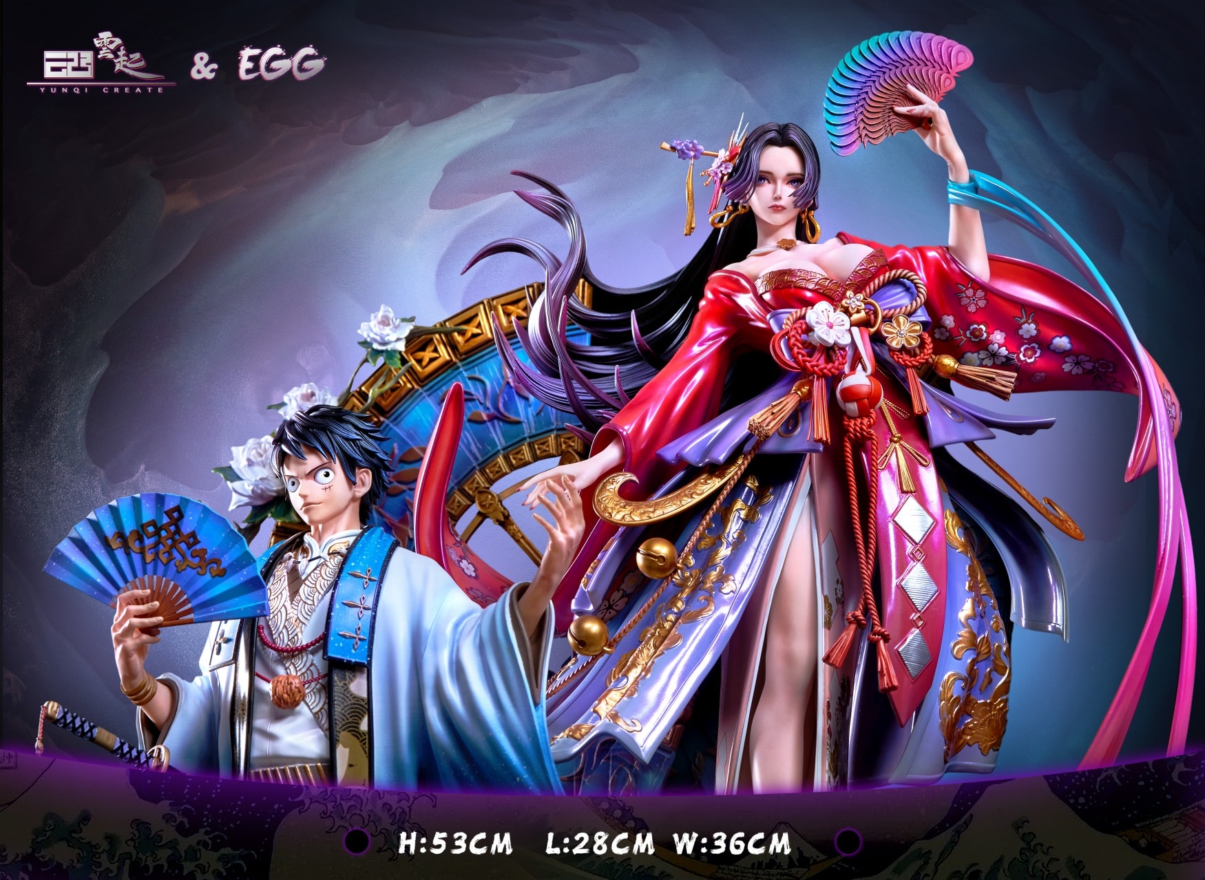 Luffy & Boa Hancock - One Piece