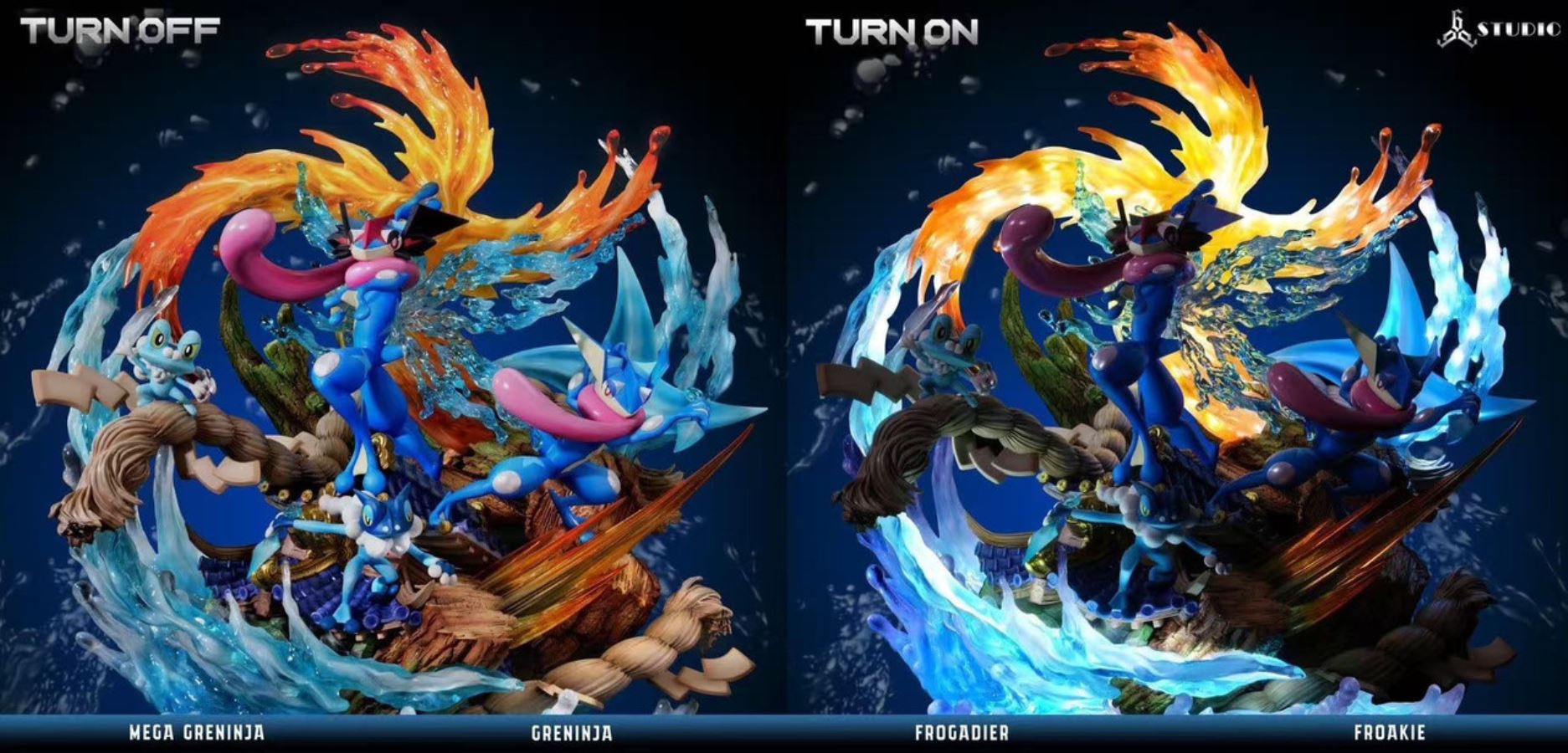 Mega Greninja Water Shuriken All Out - Pokemon