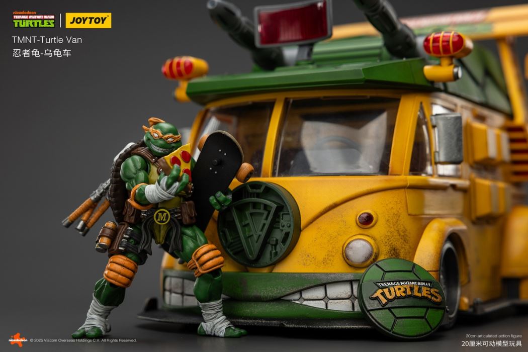 TMNT Ninja Turtles - Turtle Car & Ronnie the Nail 1/18