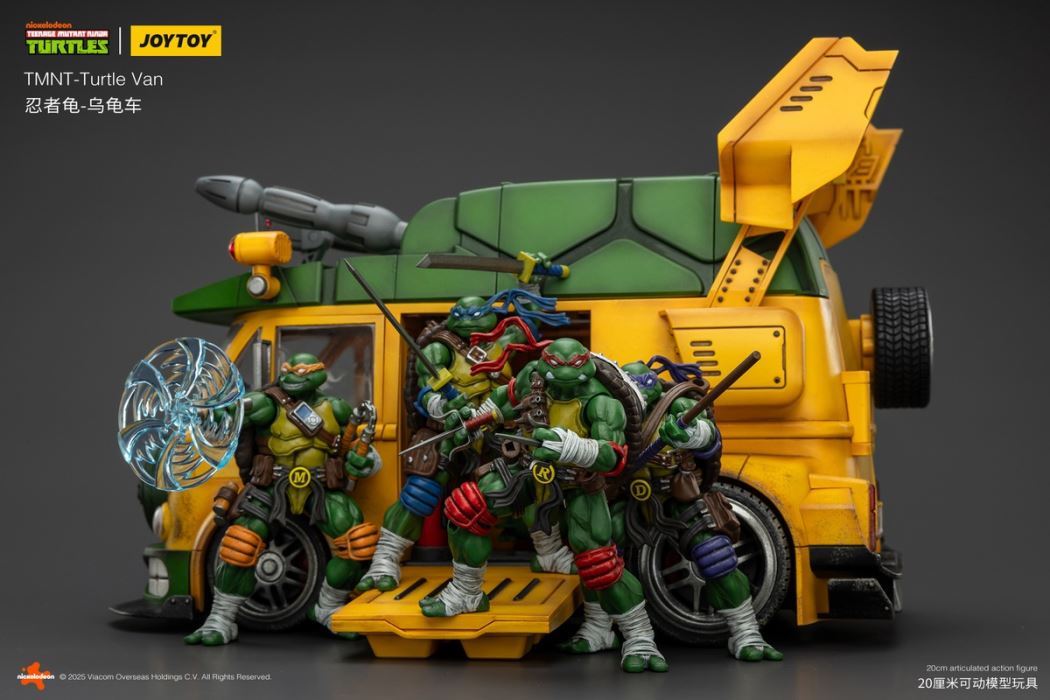 TMNT Ninja Turtles - Turtle Car & Ronnie the Nail 1/18