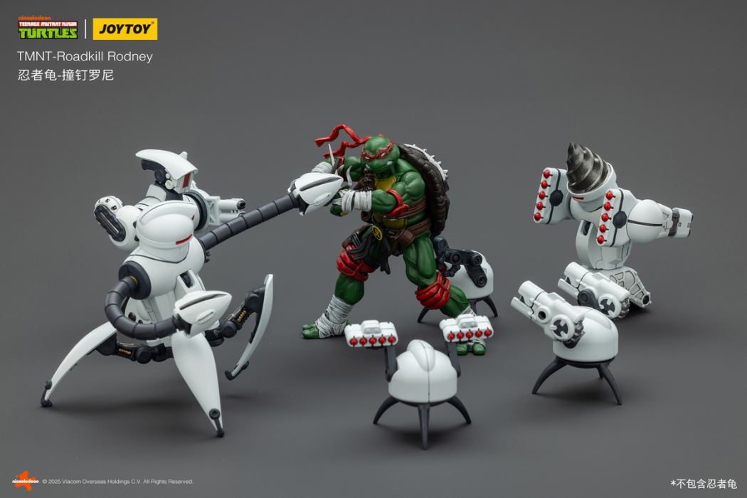 TMNT Ninja Turtles - Turtle Car & Ronnie the Nail 1/18