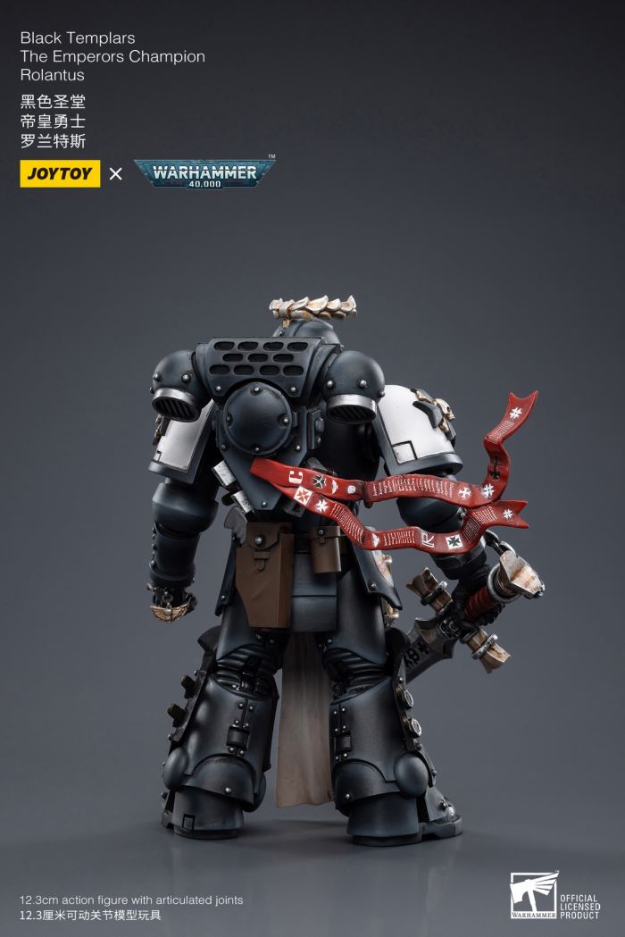 Black Templar Redeemer Dreadnought / Emperor Warrior Rolandes / Dark Angel Lazarus Mentor 1/18