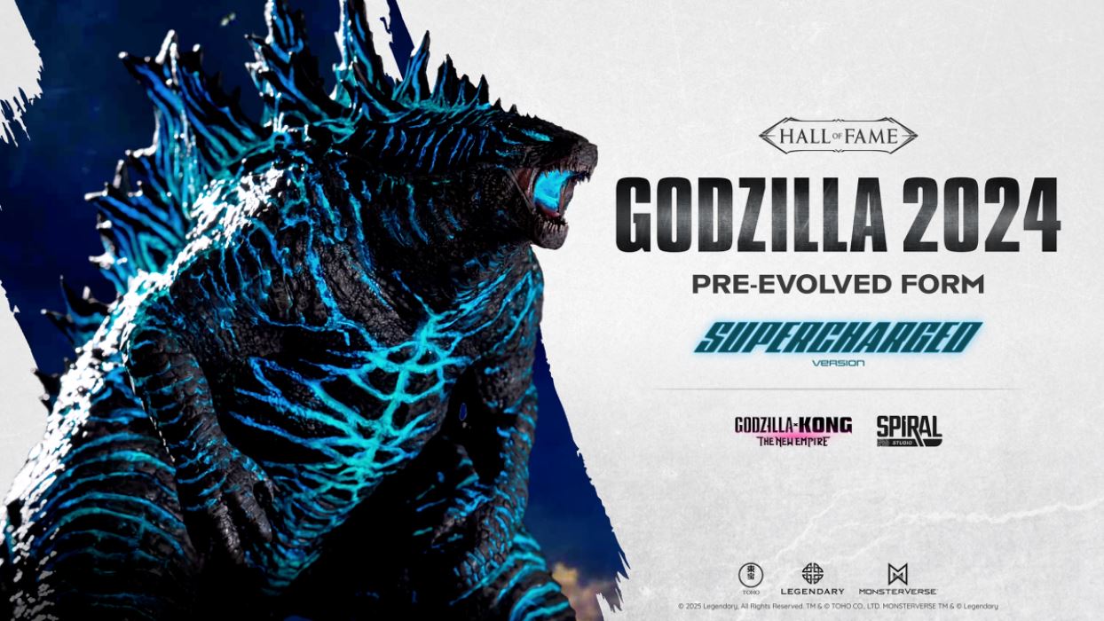 Hall of Fame Godzilla 2024 Pre-evolved Form (Supercharged Version) statue