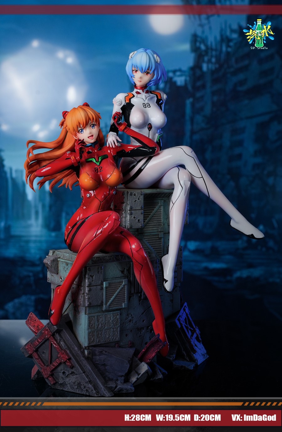 Asuka & Ayanami Rei - Evangelion 1/6