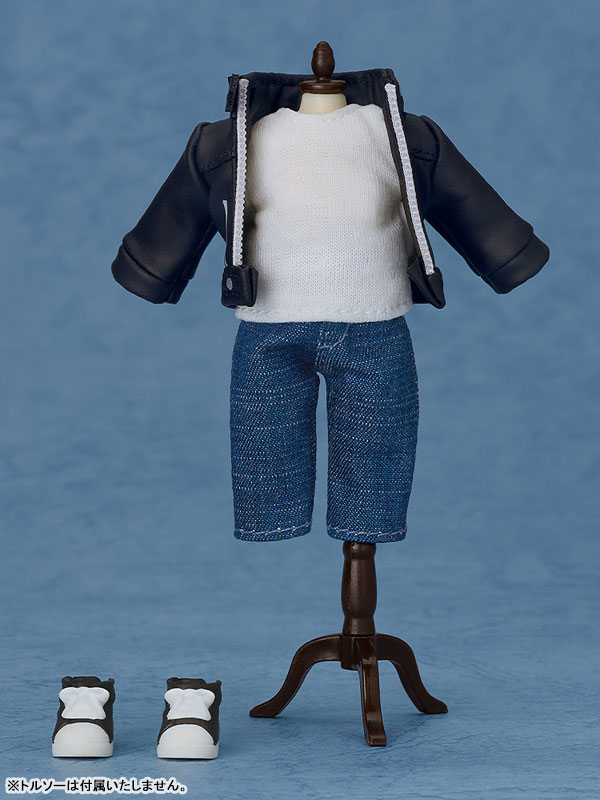 Nendoroid Doll Outfit Set Leather Jacket [ Black ]