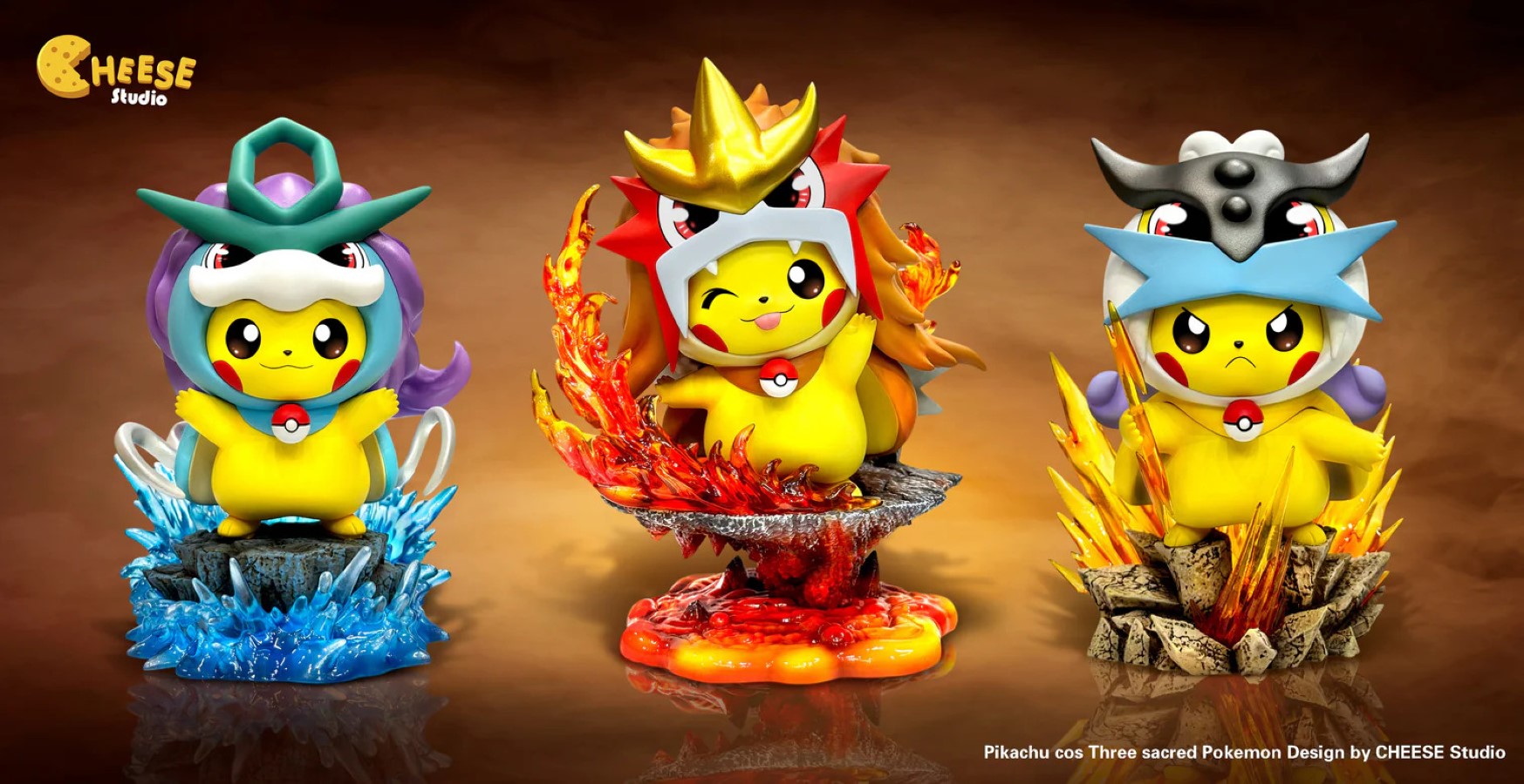 Pikachu cos Three sacred - Pokemon