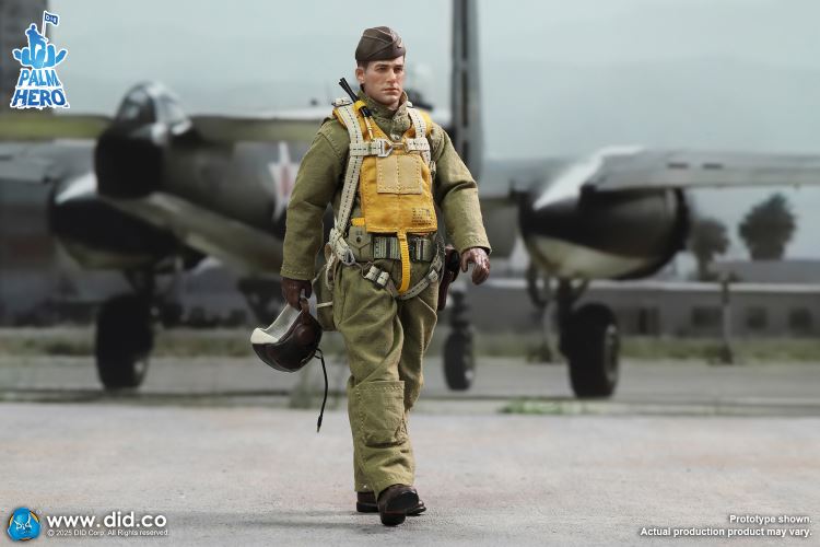 Captain Leif, a pilot of the U.S. Army Air Force in World War II 1/12