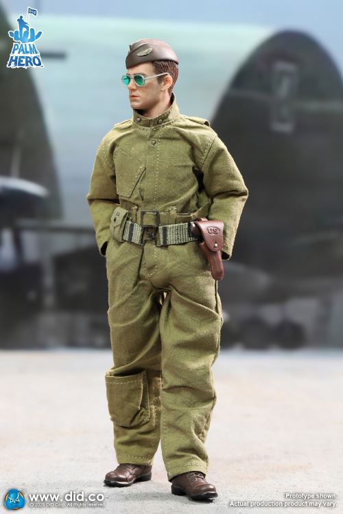 Captain Leif, a pilot of the U.S. Army Air Force in World War II 1/12