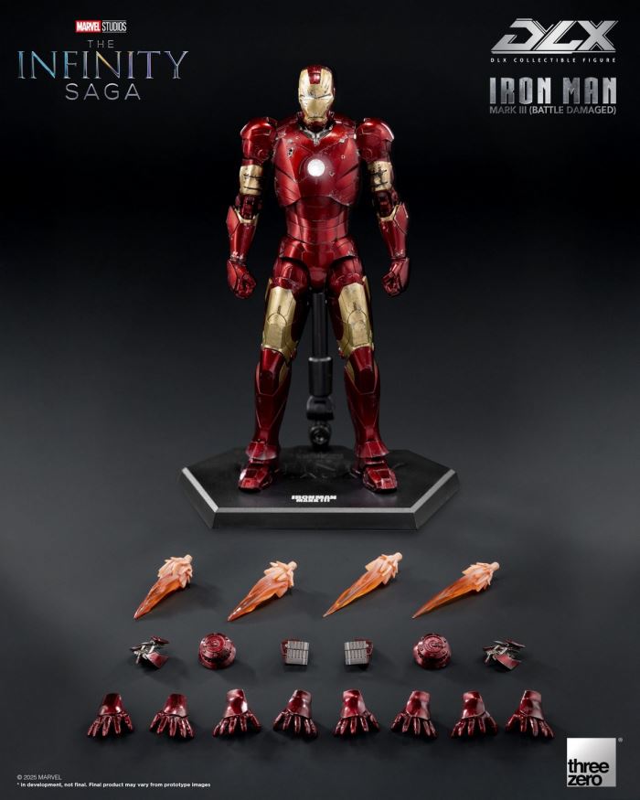 DLX Iron Man Mark 3 (Battle Damaged Version)
