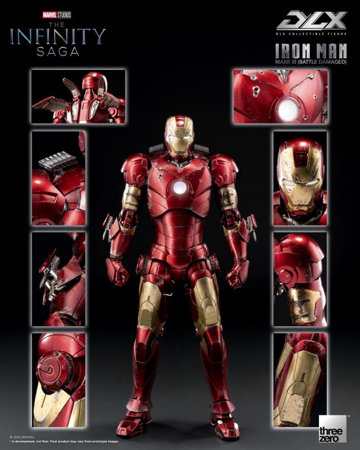 DLX Iron Man Mark 3 (Battle Damaged Version)