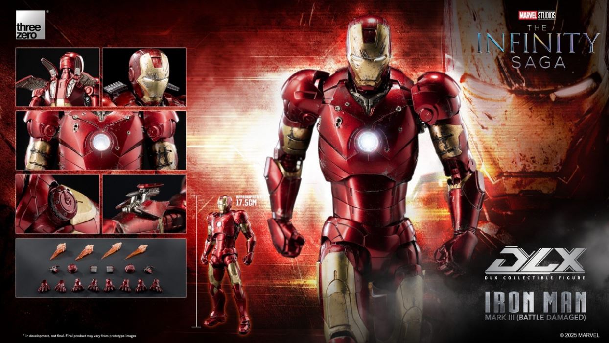 DLX Iron Man Mark 3 (Battle Damaged Version)