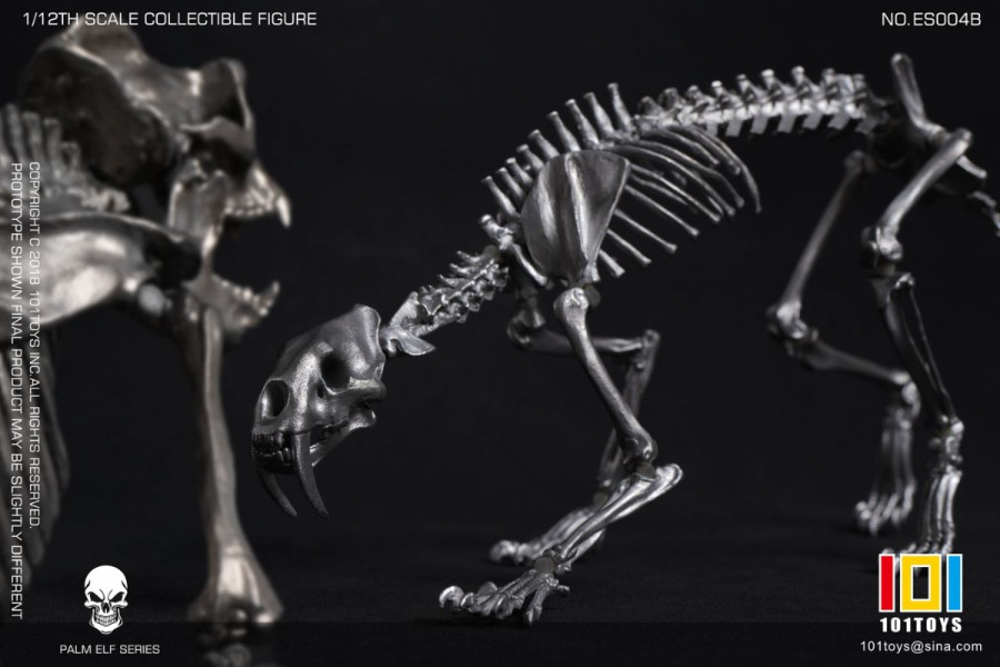 Pocket Elf Series - Sabre-toothed Tiger Skeleton Body 1/12