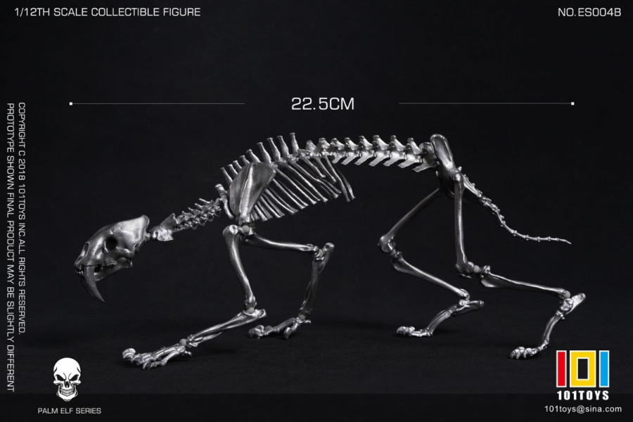 Pocket Elf Series - Sabre-toothed Tiger Skeleton Body 1/12