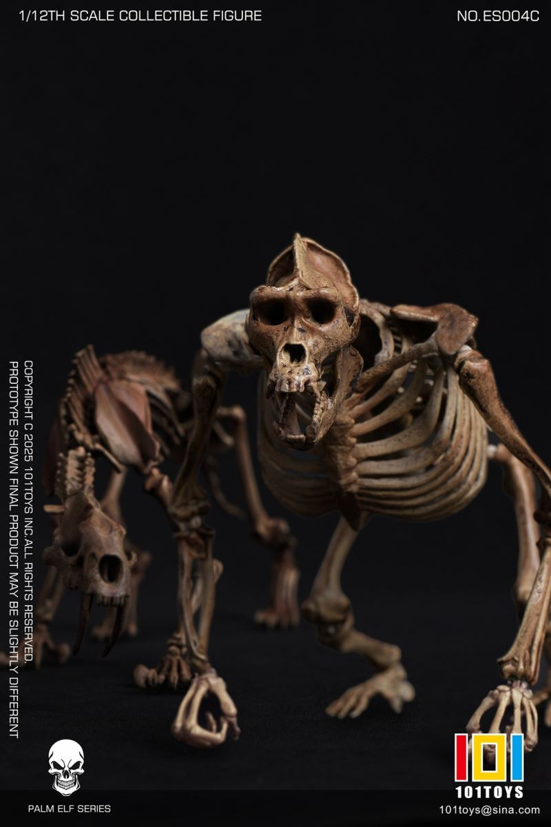 Pocket Elf Series - Sabre-toothed Tiger Skeleton Body 1/12