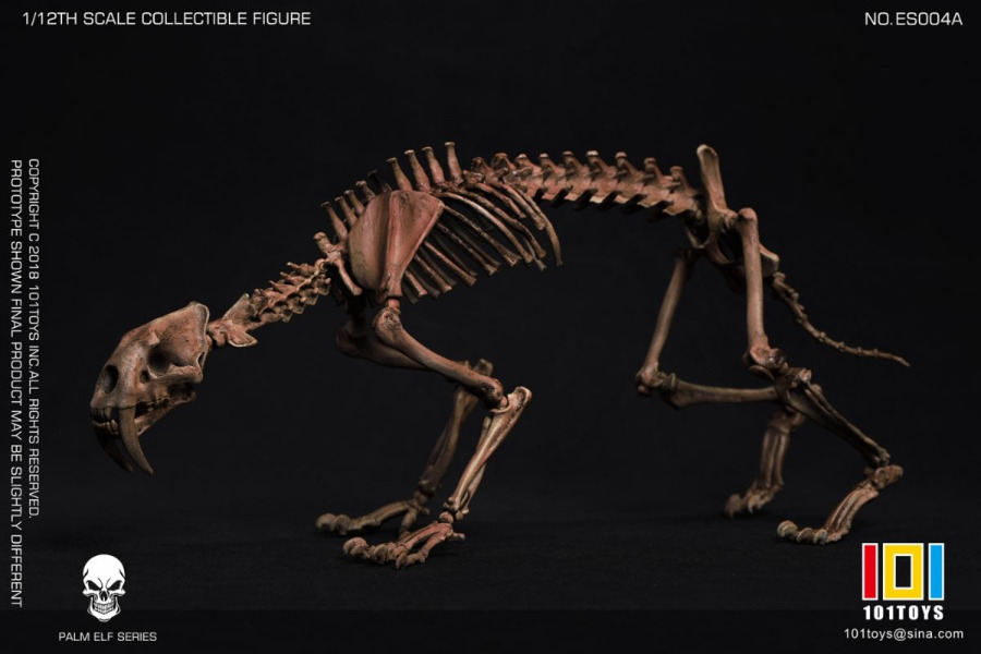 Pocket Elf Series - Sabre-toothed Tiger Skeleton Body 1/12