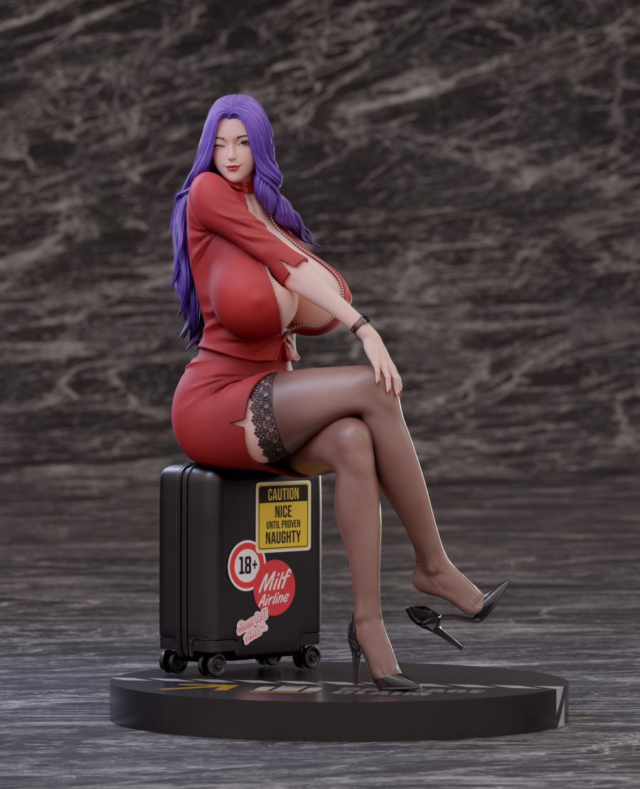 Milf Airlines Dear Mother Clara Stewardess Uniform