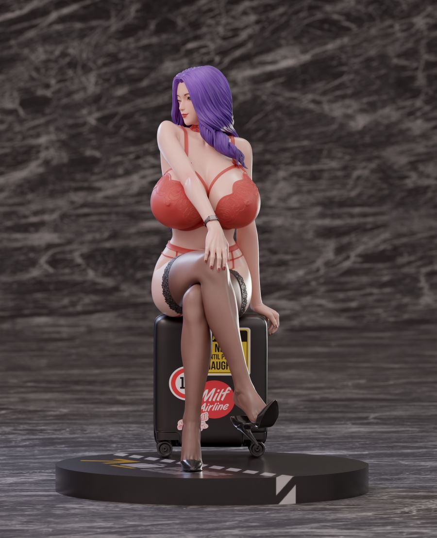 Milf Airlines Dear Mother Clara Stewardess Uniform