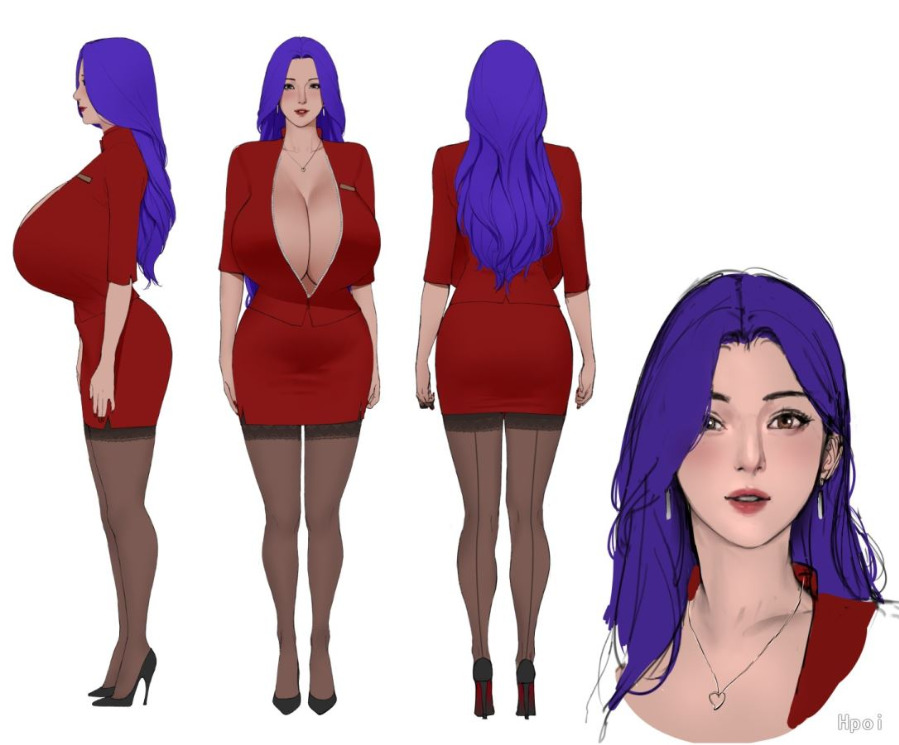 Milf Airlines Dear Mother Clara Stewardess Uniform