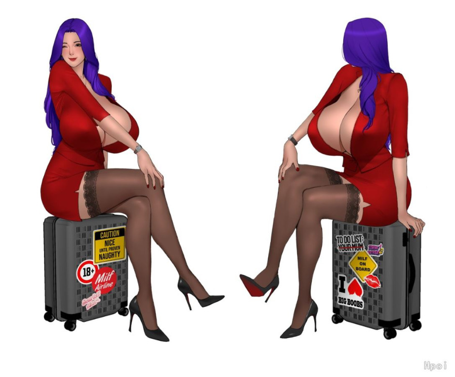 Milf Airlines Dear Mother Clara Stewardess Uniform